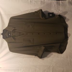 Olive large button up